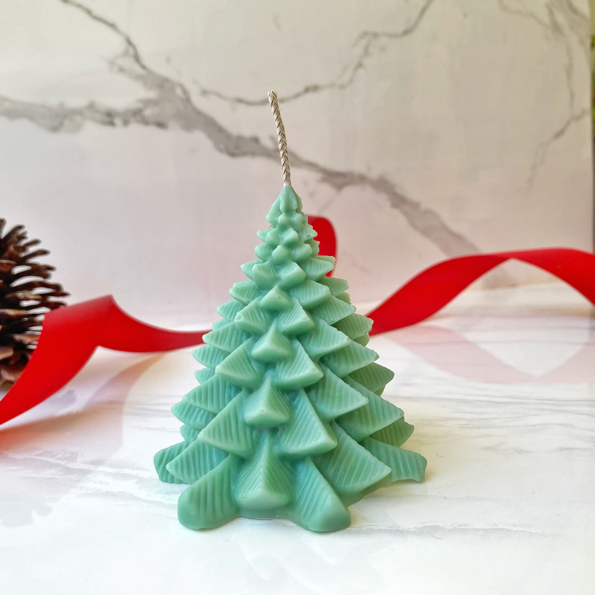 Vela árbol de navidad - geométrico