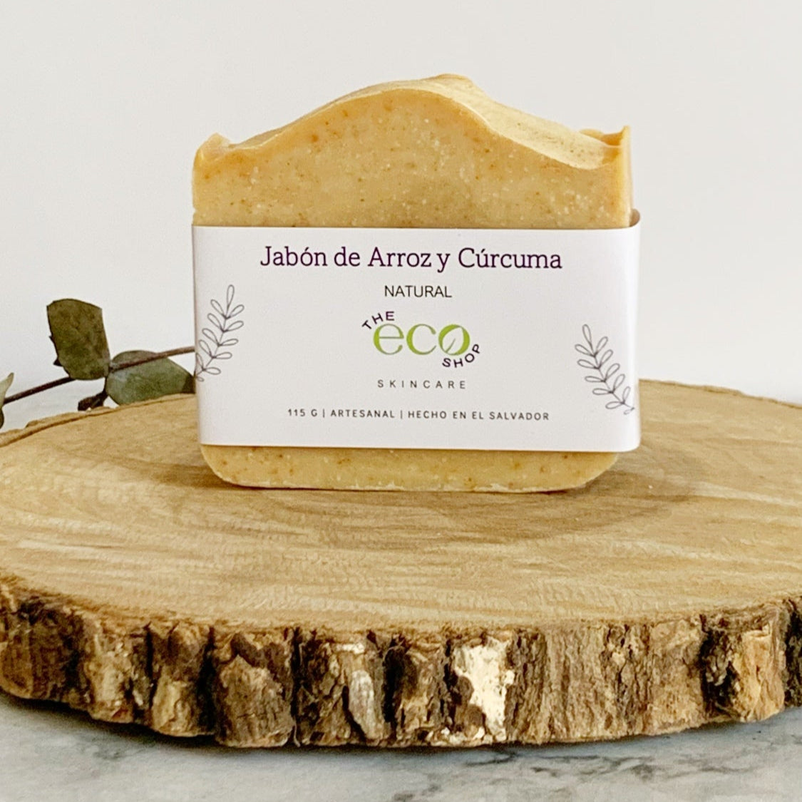 Jabón de Arroz con Cúrcuma