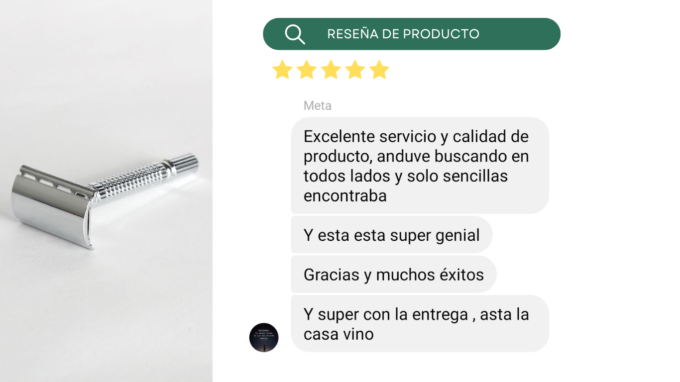 Rasuradora de Acero Inoxidable