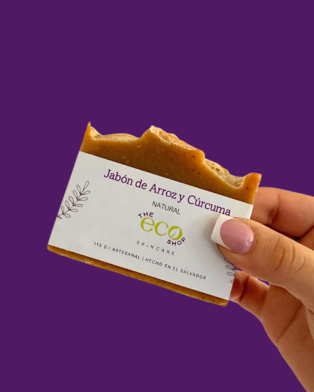 Jabón oferta Arroz con Cúrcuma