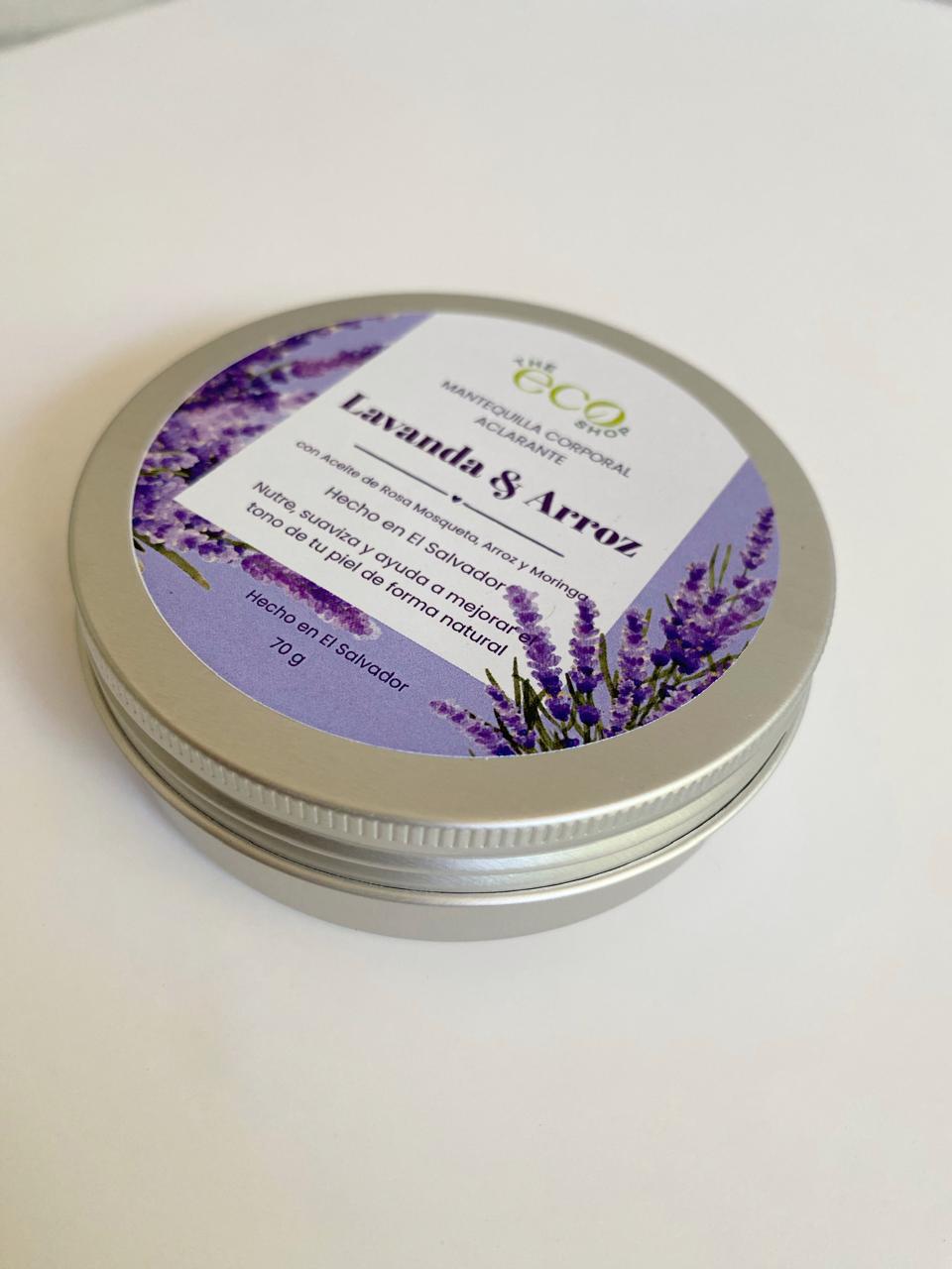Mantequilla Corporal Aclarante - Lavanda Arroz