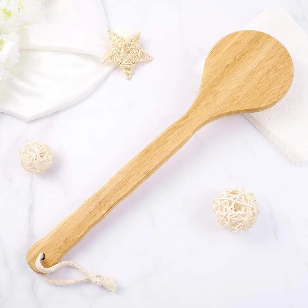 Cepillo Corporal con Mango de Madera Para Cuerpo y Espalda