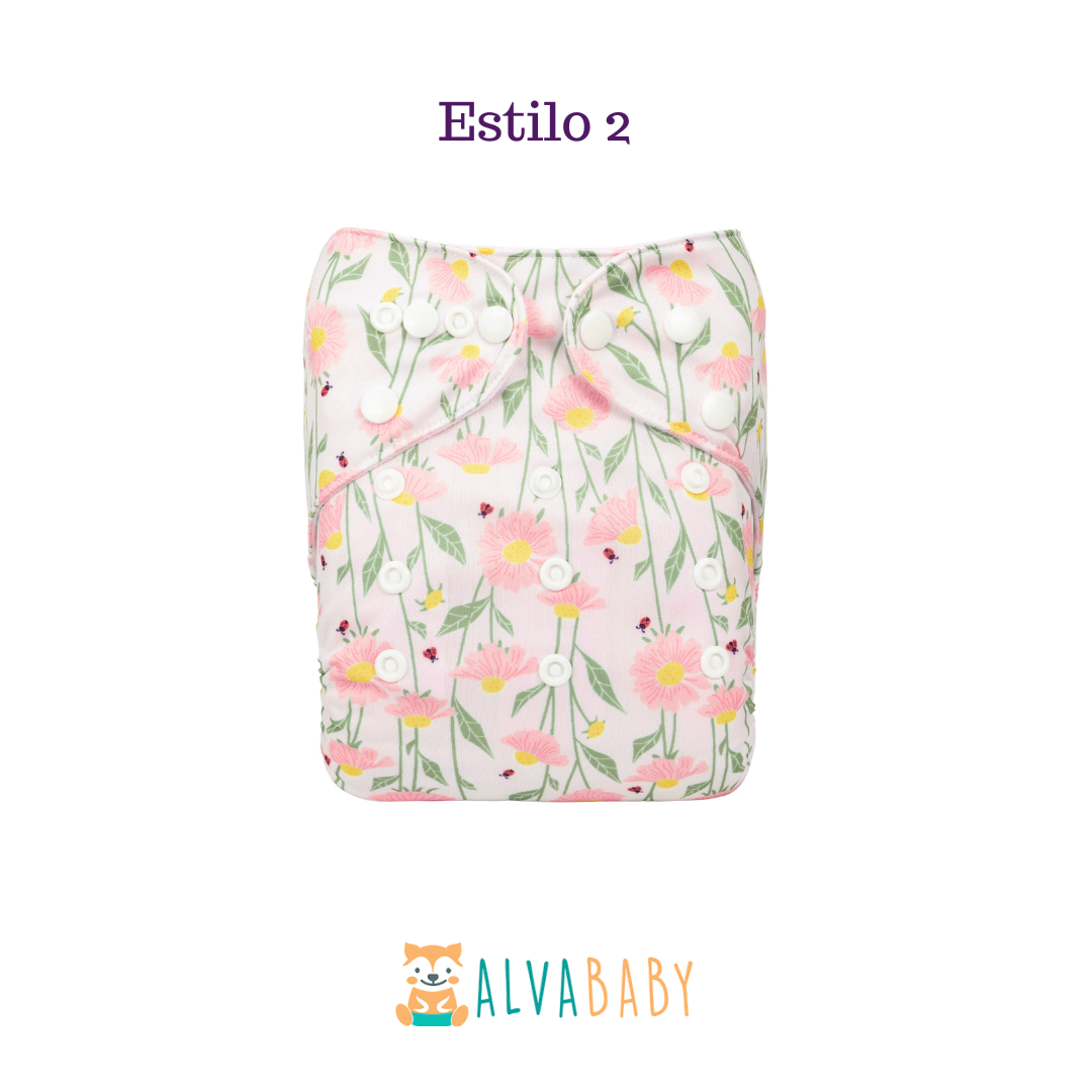 Pañal Ecológico ALVABABY - Estilo 2