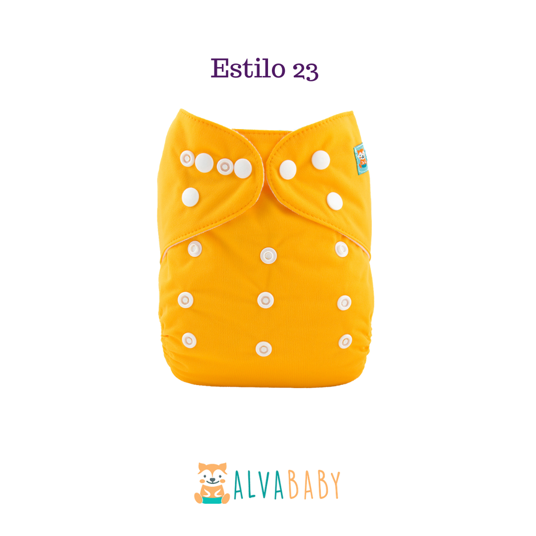 Pañal Ecológico ALVABABY - Estilo 23