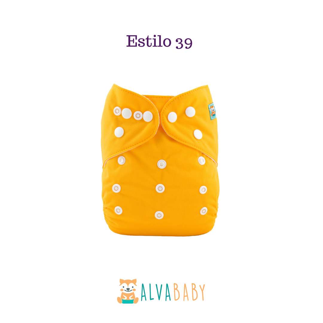Pañal Ecológico ALVABABY - Estilo 39