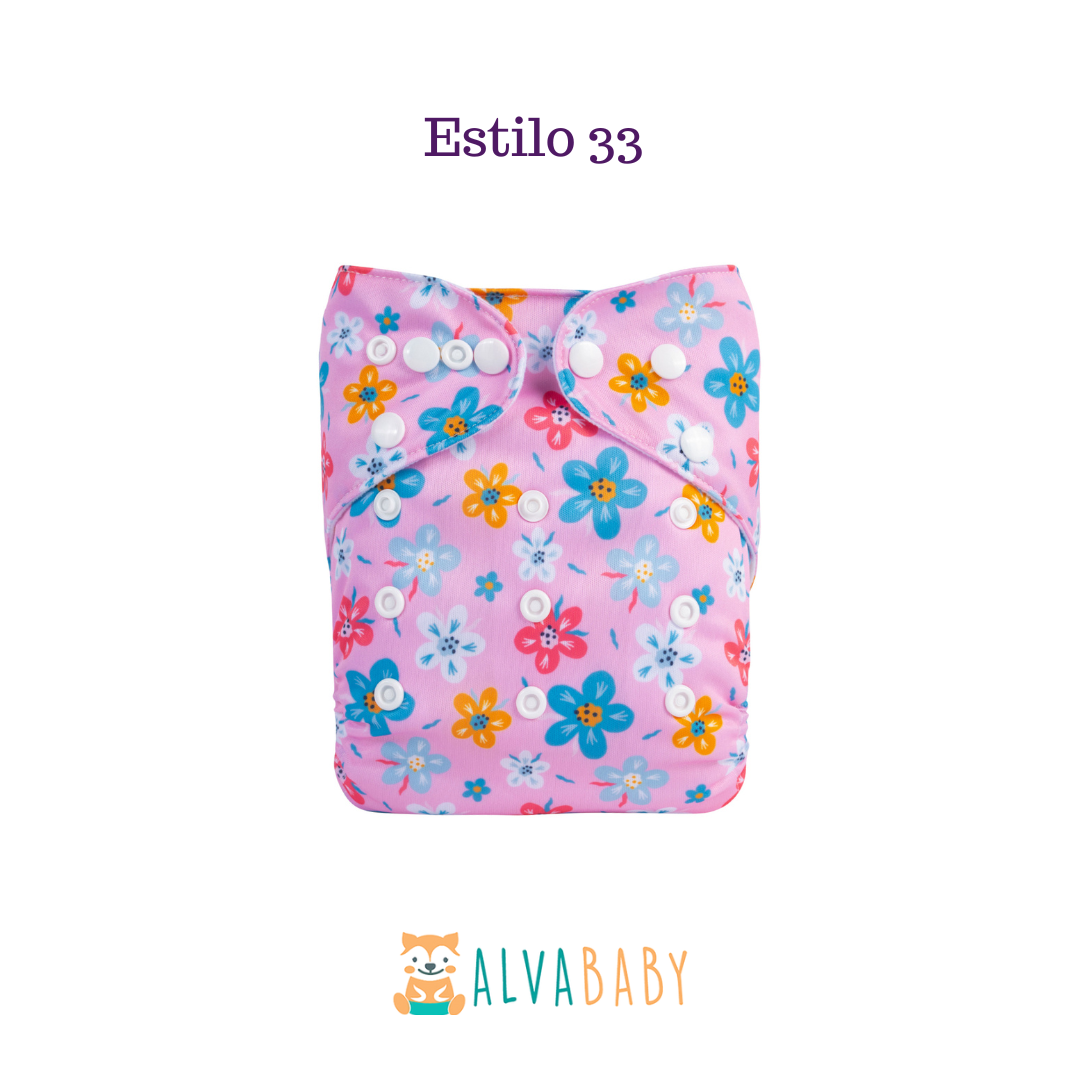 Pañal Ecológico ALVABABY - Estilo 33