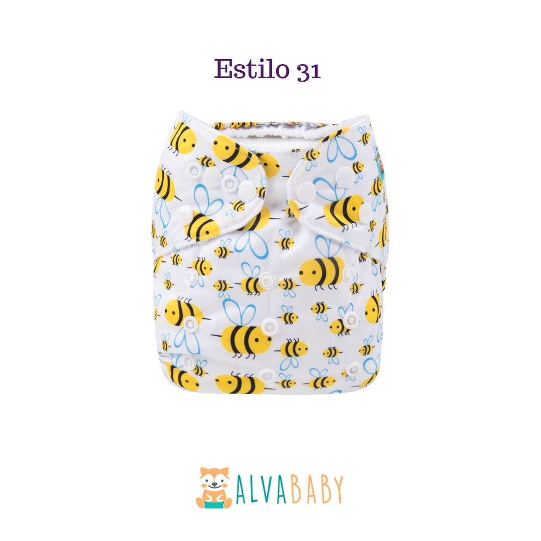 Pañal Ecológico ALVABABY - Estilo 31