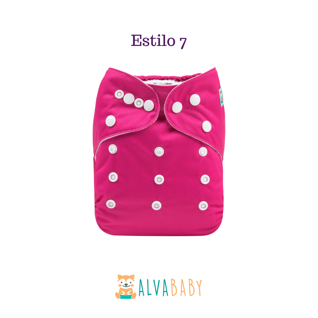 Pañal Ecológico ALVABABY - Estilo 7