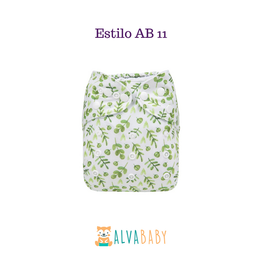 Pañal Ecológico ALVABABY - Estilo AB11