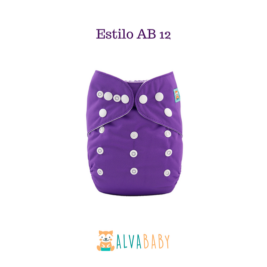 Pañal Ecológico ALVABABY - Estilo AB12