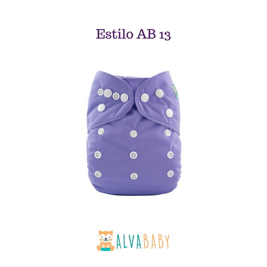 Pañal Ecológico ALVABABY - Estilo AB13