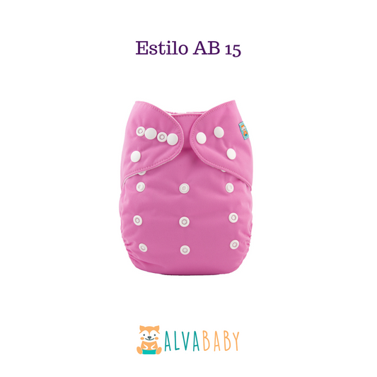 Pañal Ecológico ALVABABY - Estilo AB15