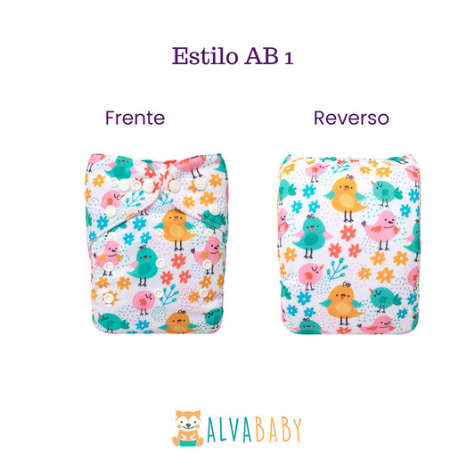 Pañal Ecológico ALVABABY - Estilo AB1