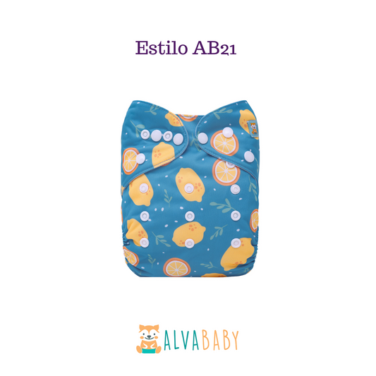 Pañal Ecológico ALVABABY - Estilo AB21