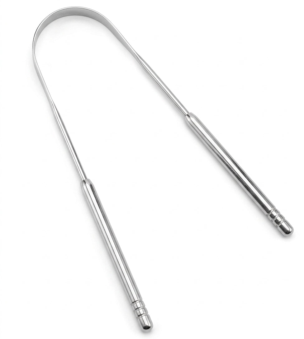 Raspador de lengua en forma de U