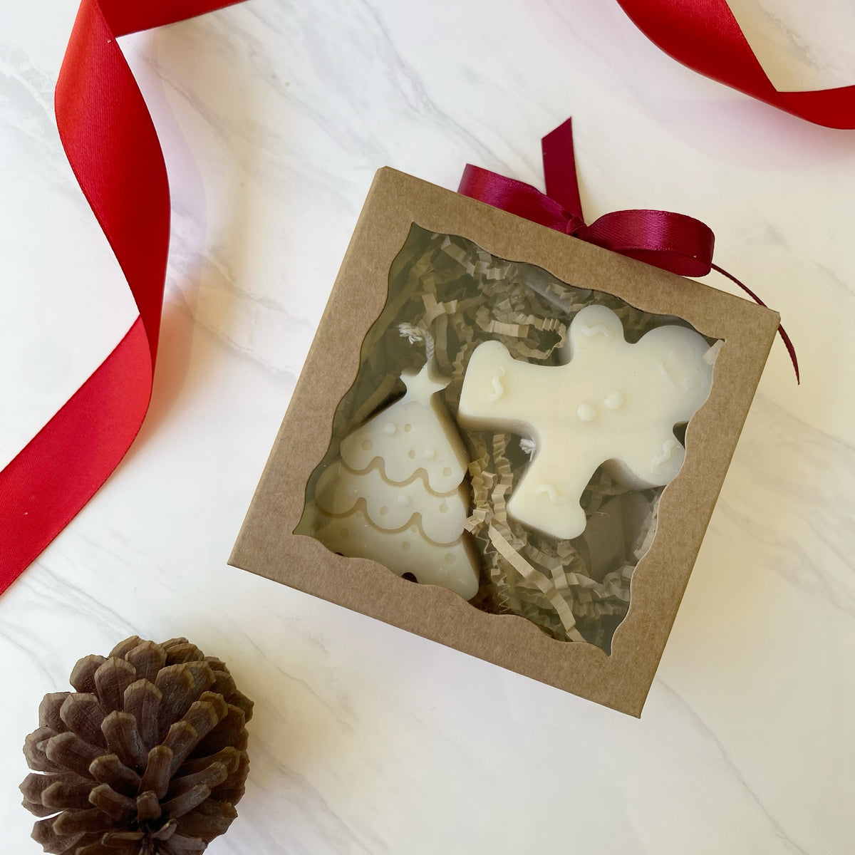 Velas de regalo- Árbolito y Galleta