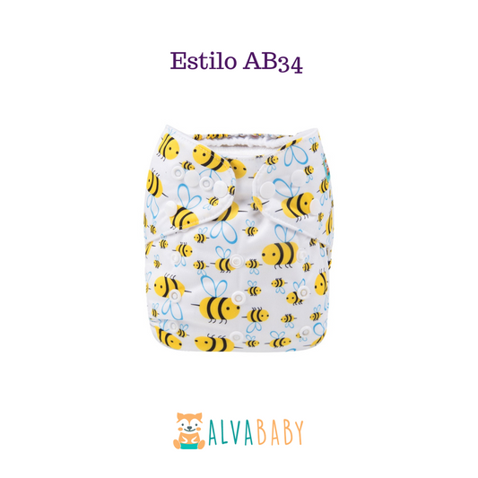 Pañal Ecológico ALVABABY - Estilo AB34
