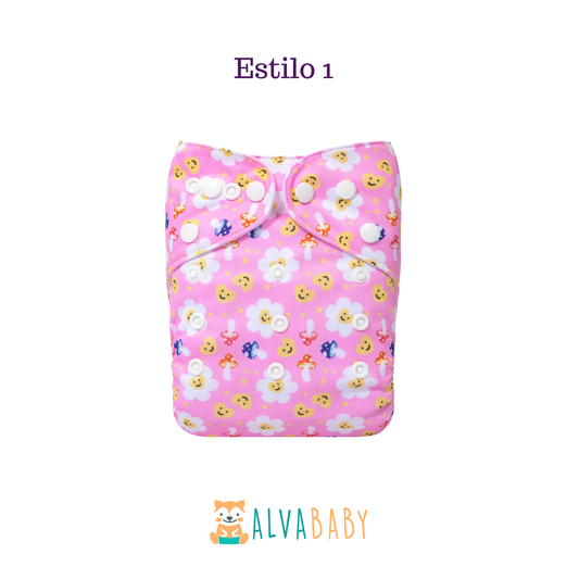 Pañal Ecológico ALVABABY - Estilo 1