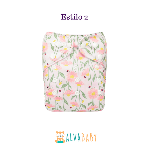 Pañal Ecológico ALVABABY - Estilo 2