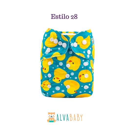 Pañal Ecológico ALVABABY - Estilo 28