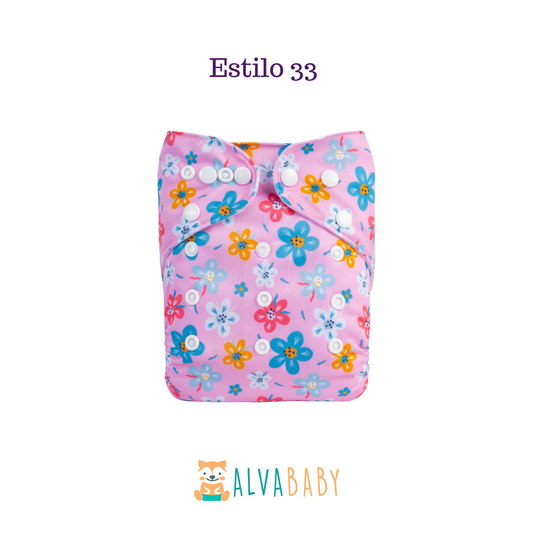 Pañal Ecológico ALVABABY - Estilo 33