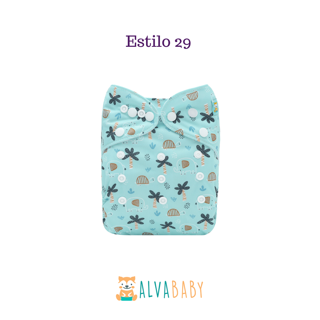 Pañal Ecológico ALVABABY - Estilo 29