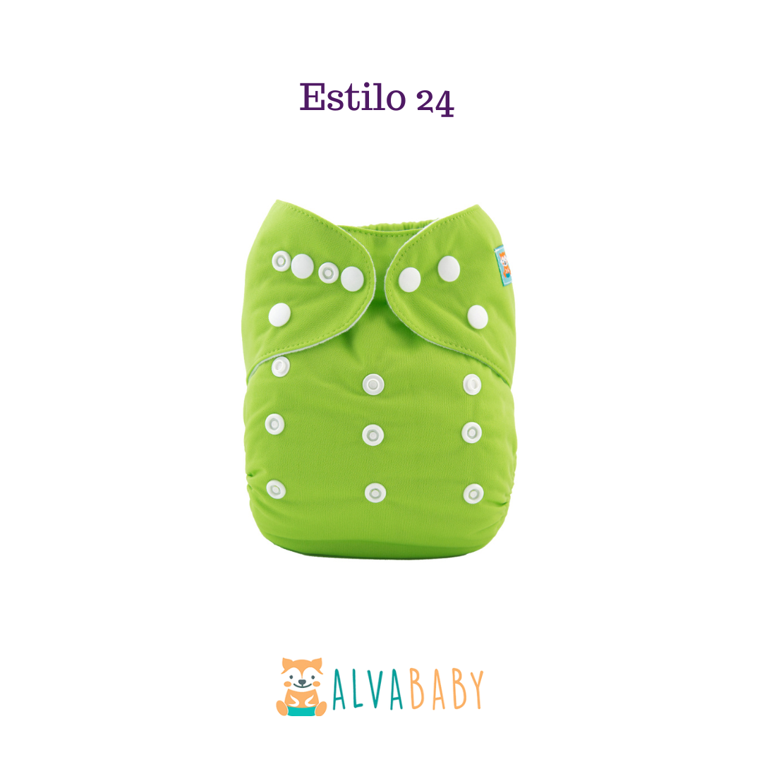 Pañal Ecológico ALVABABY - Estilo 24