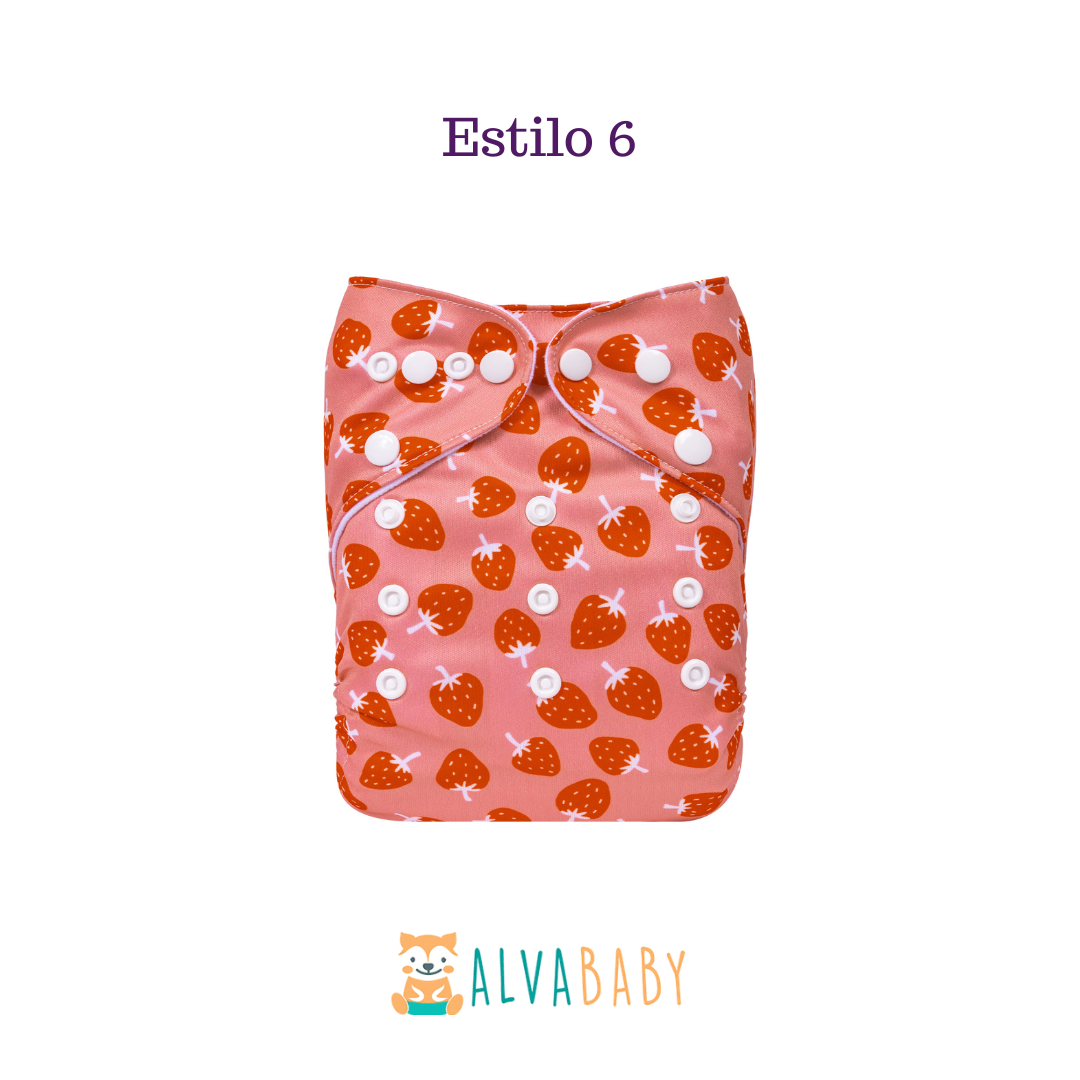 Pañal Ecológico ALVABABY - Estilo 6