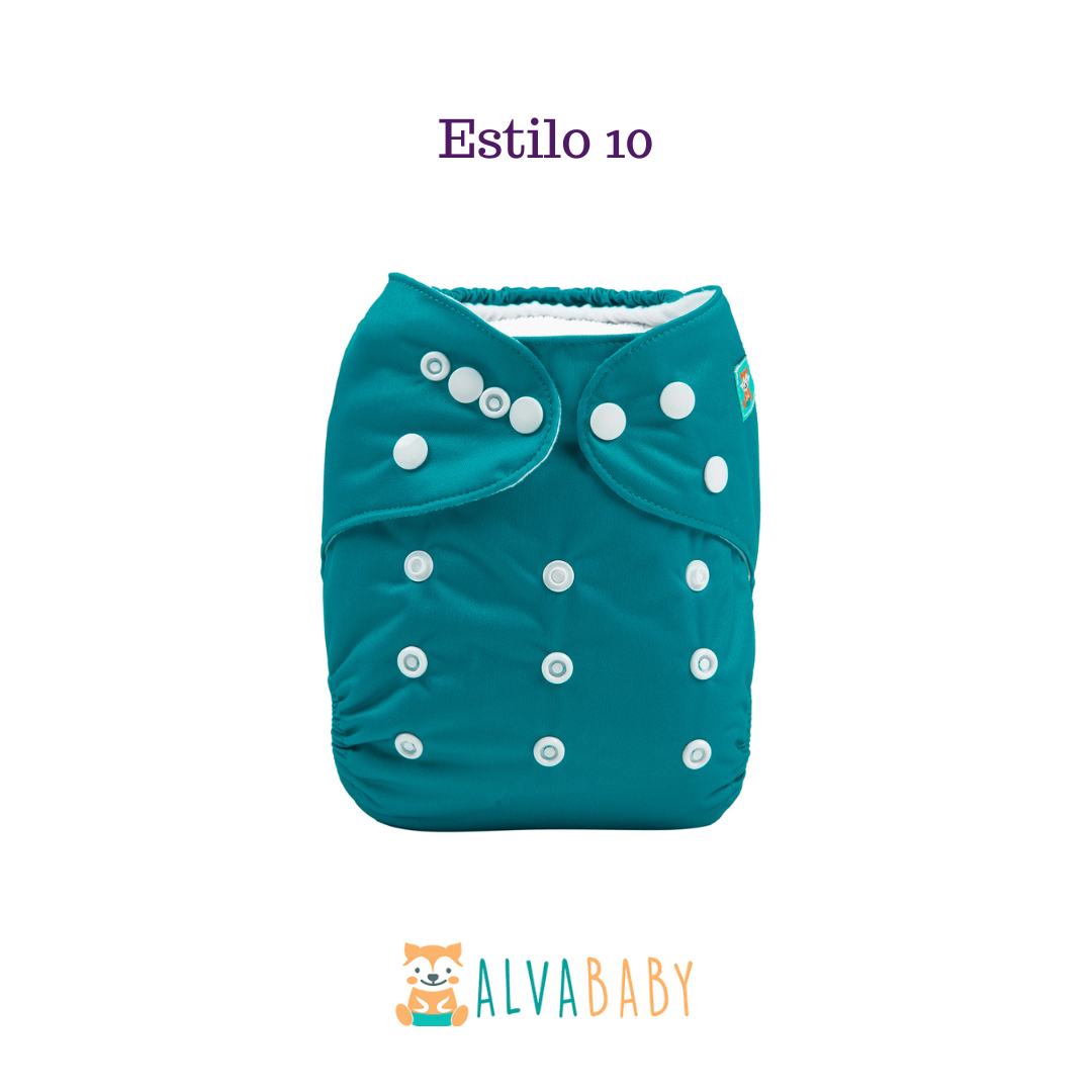 Pañal Ecológico ALVABABY - Estilo 10